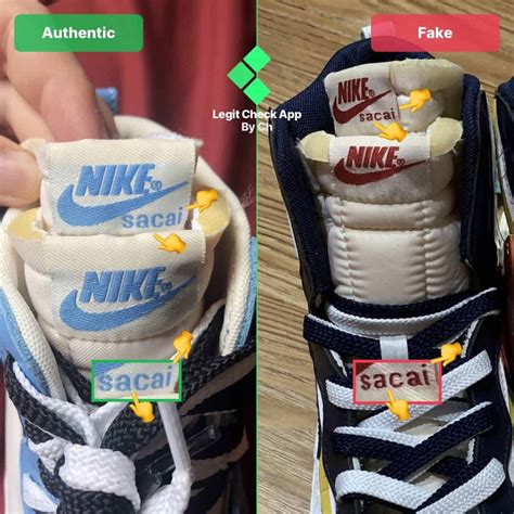 nike blazer fake vs real|how to authenticate nike shoes.